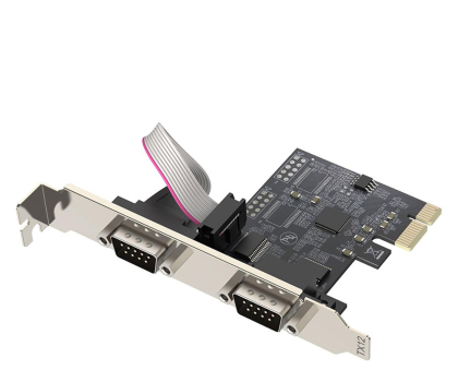 Akcesoria UNITEK PCI Express kontroler 2x RS-232 Y-7504BBK01